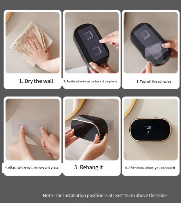 Horizantal soap dispenser