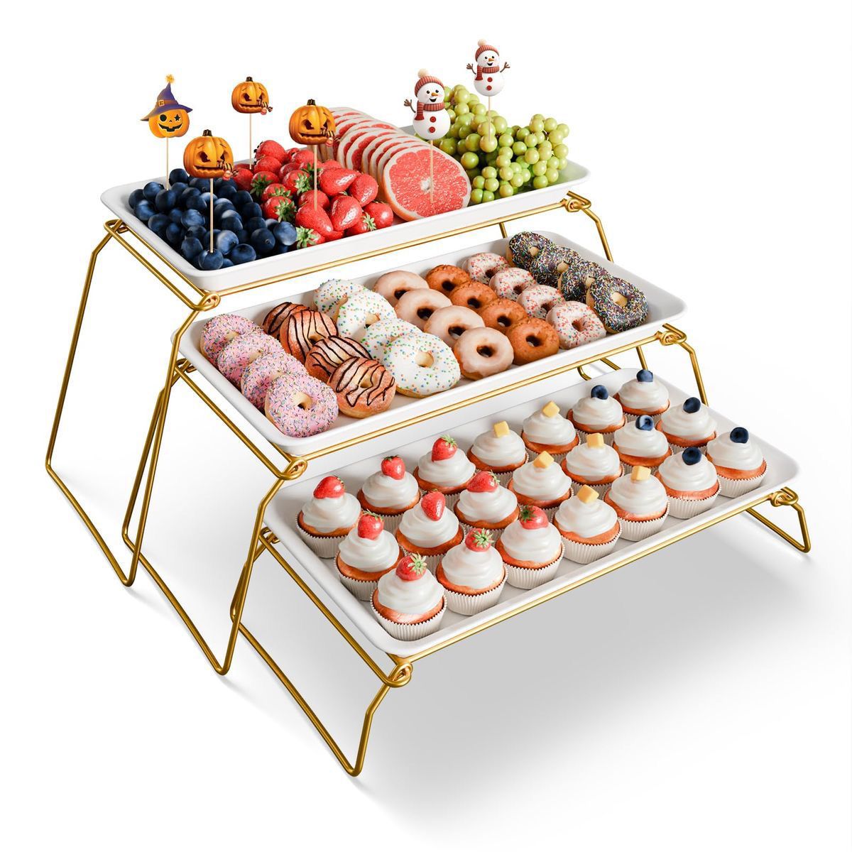 Three Layer Dessert Display