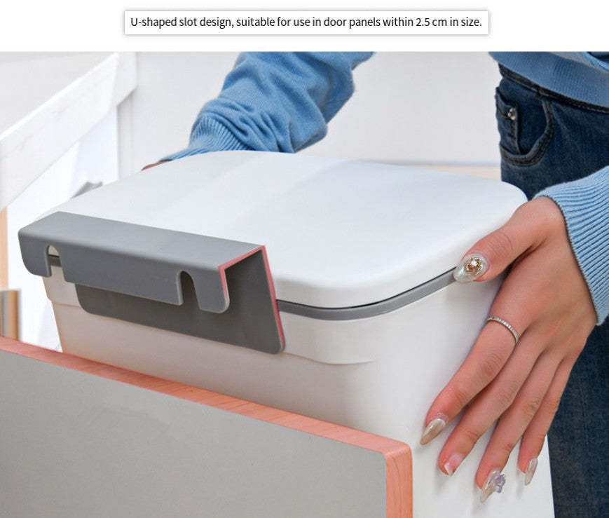 1pc Under Cabinet Door Hanging Trash Can
