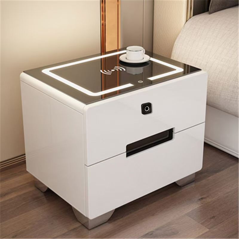 Smart Bedside Table with 2 drawers