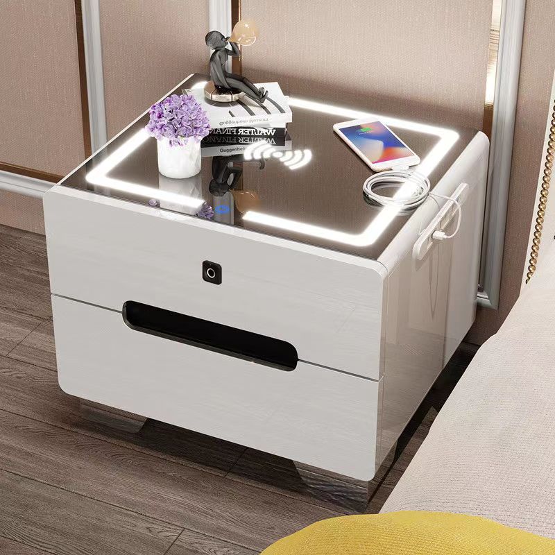 Smart Bedside Table with 2 drawers