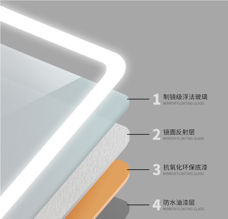 Led Mirror - 70*90 cm