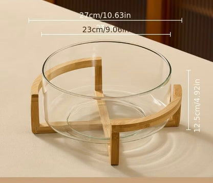 Glass salad Bowl