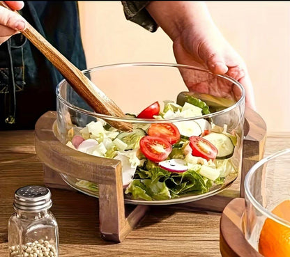 Glass salad Bowl