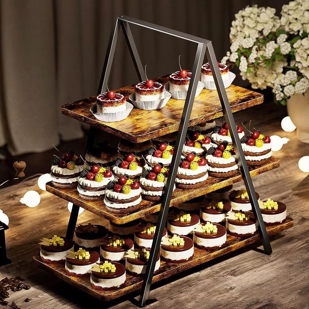 Wooden Dessert Display