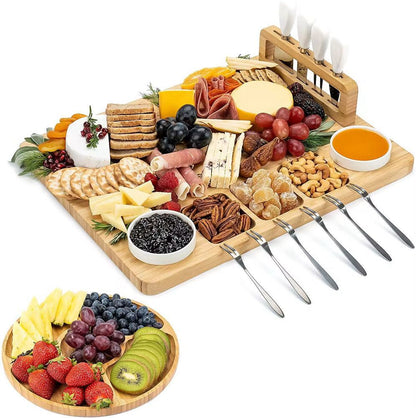 wooden cheese Plate set