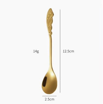 Sauce Bowl With golden Spoon