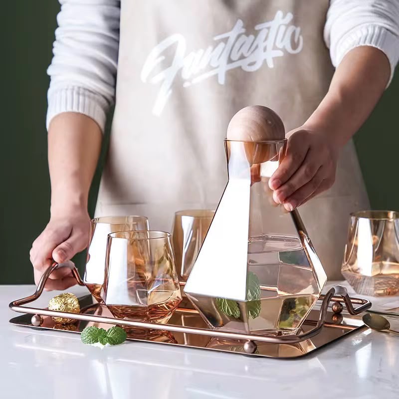 Modern Jar and Glasses