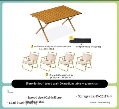 Folding Table With Chairs